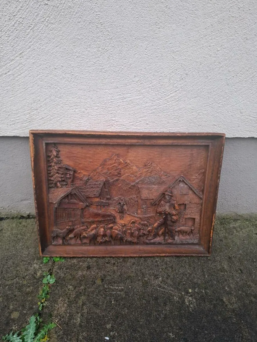 Old french resine frame