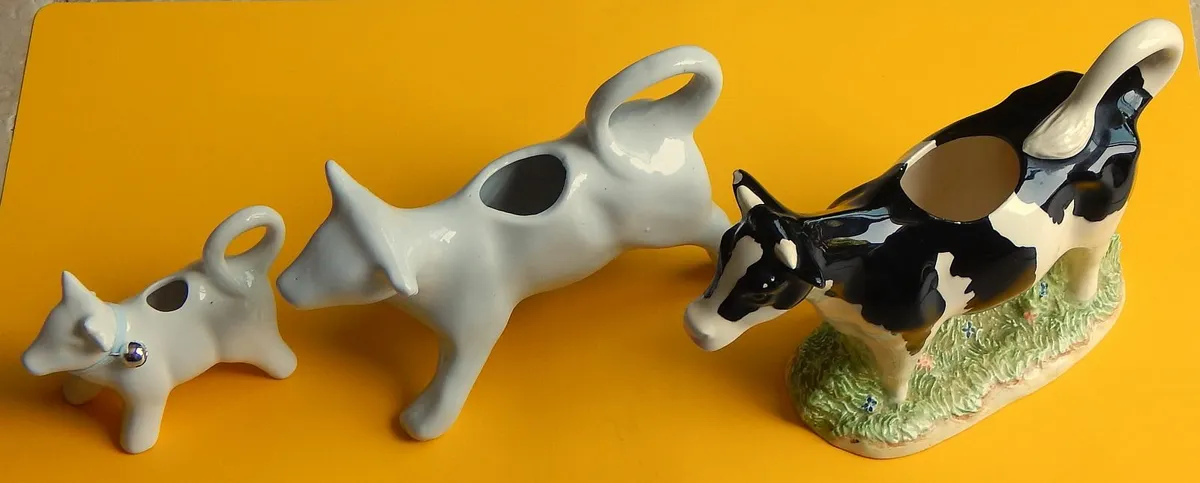 3 Cow Creamers, 2 by Newbridge & Border Fine Arts - Image 2