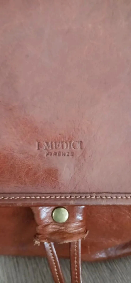 Italian Leather backpack bag - Image 2