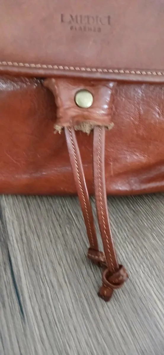 Italian Leather backpack bag - Image 3