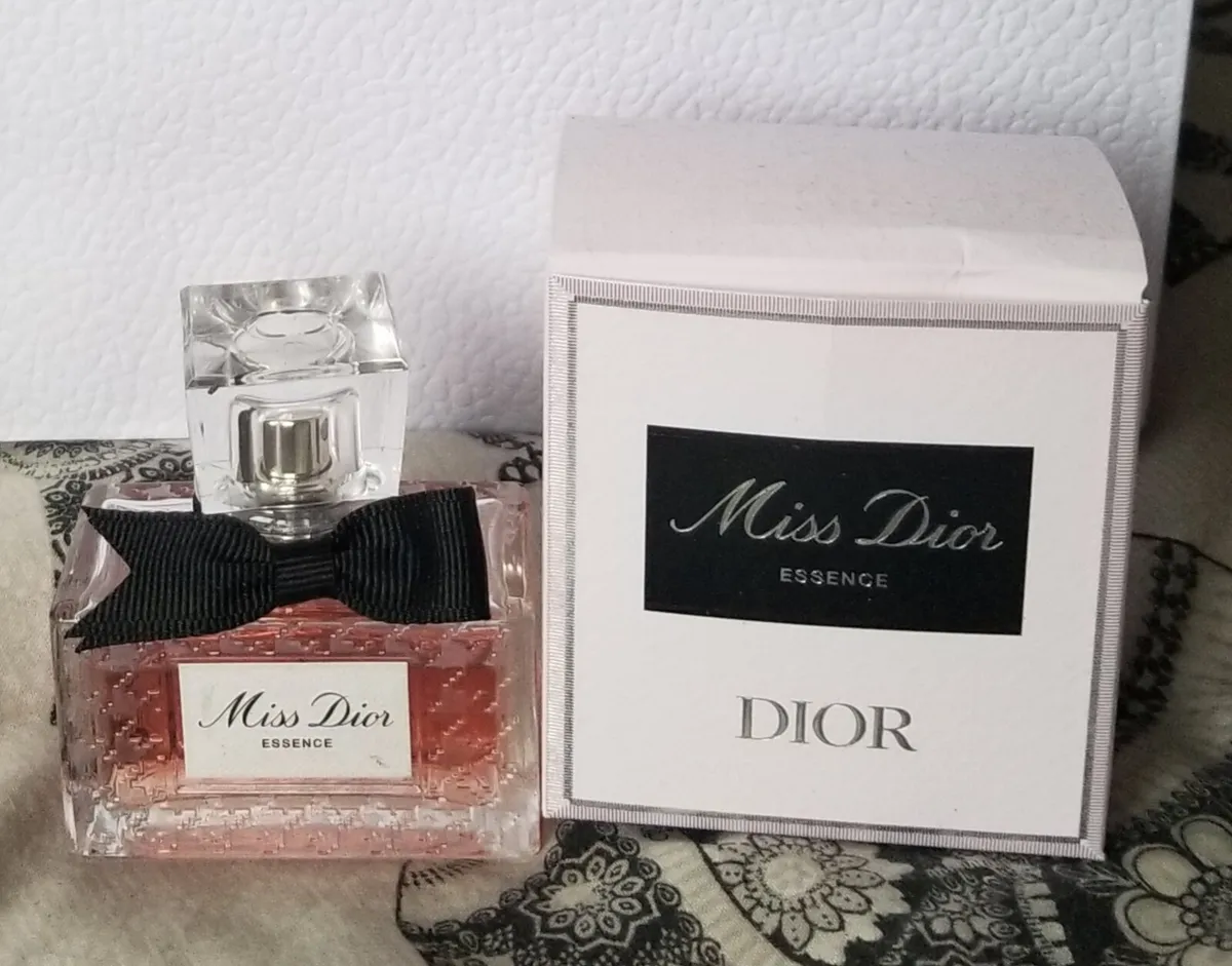 Miss Dior Essence perfume with box and bag - Image 2