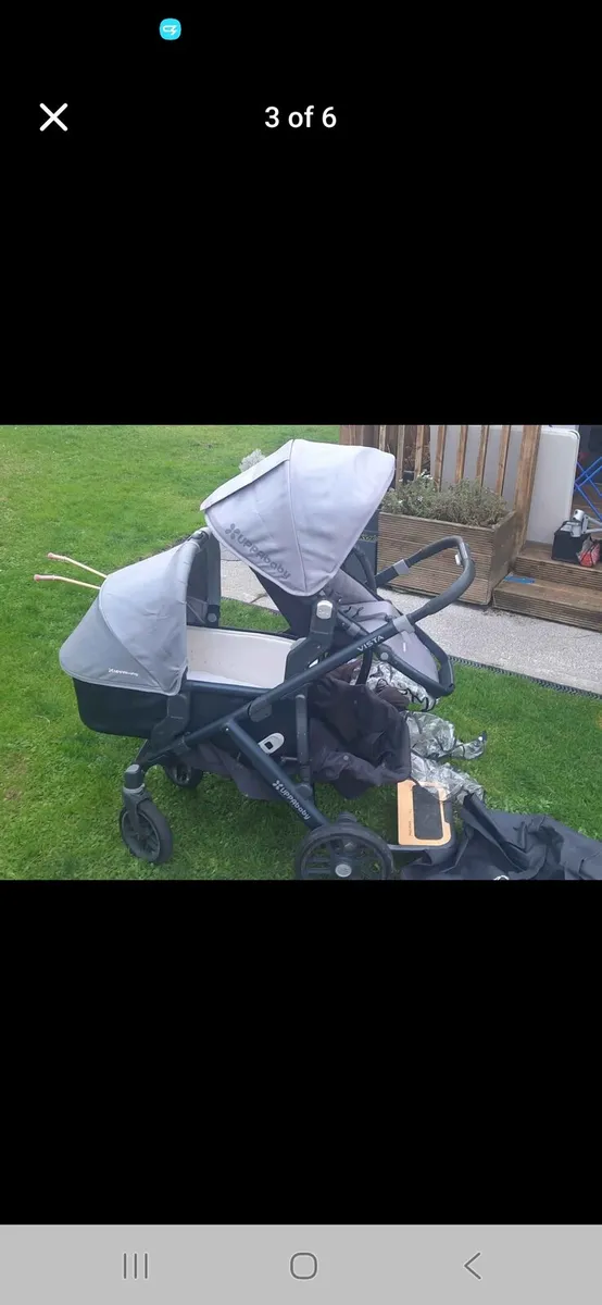Uppababy buggy and bassinet - Image 1