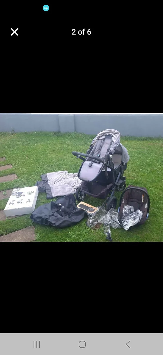 Uppababy buggy and bassinet - Image 2