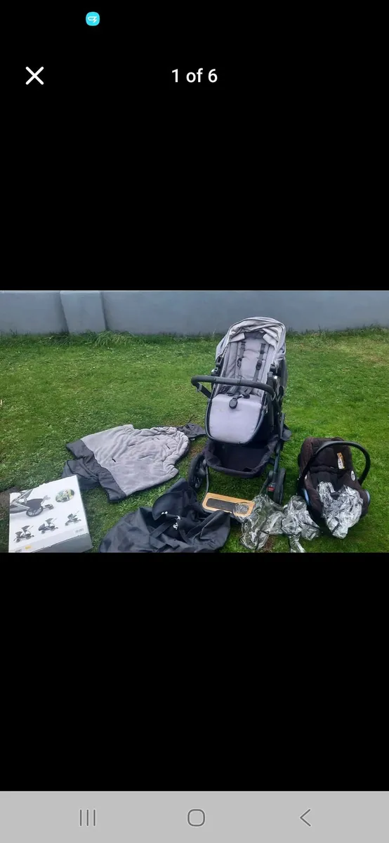 Uppababy buggy and bassinet - Image 3