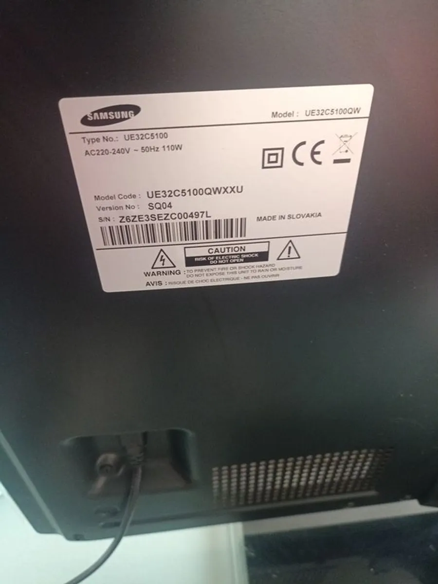 Samsung 32in TV - Image 4