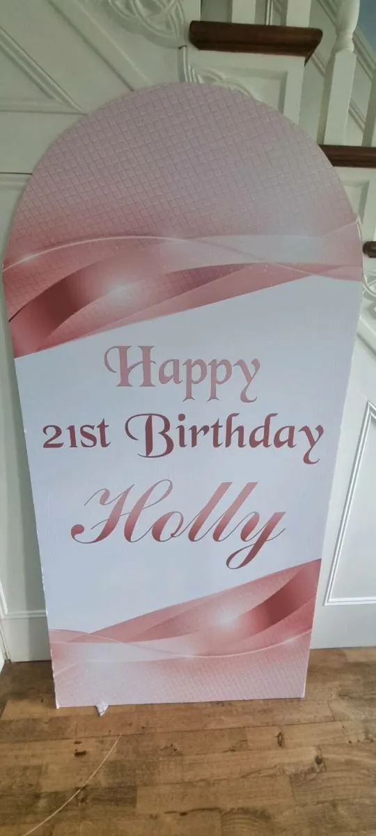 21st Birthday Sign