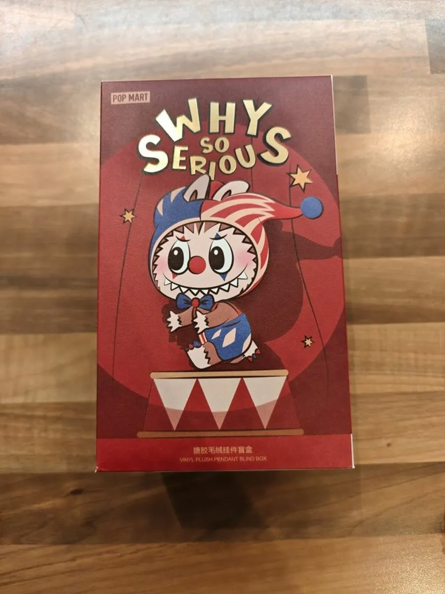 Pop Mart - Why So Serious Labubu - Vinyl Plush Dol - Image 1