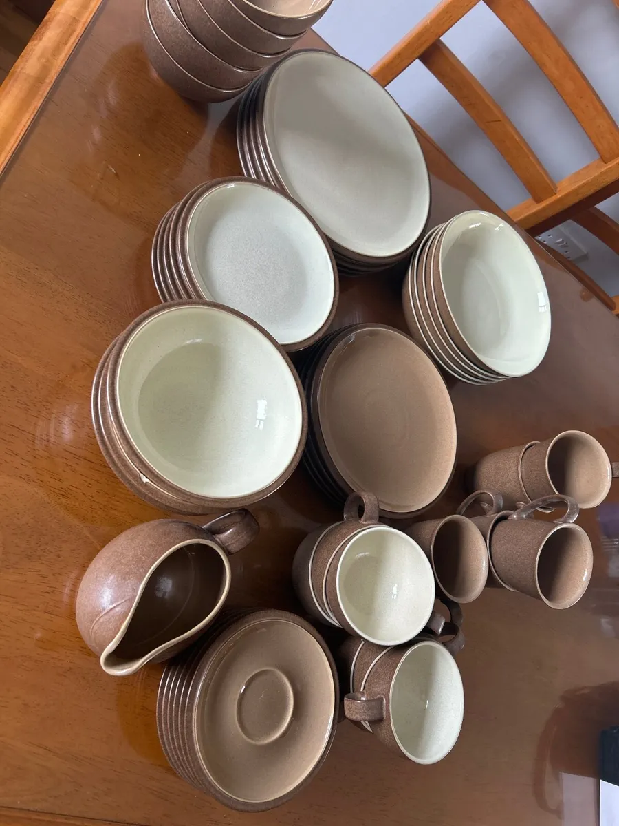 Denby cappuccino dinner ware