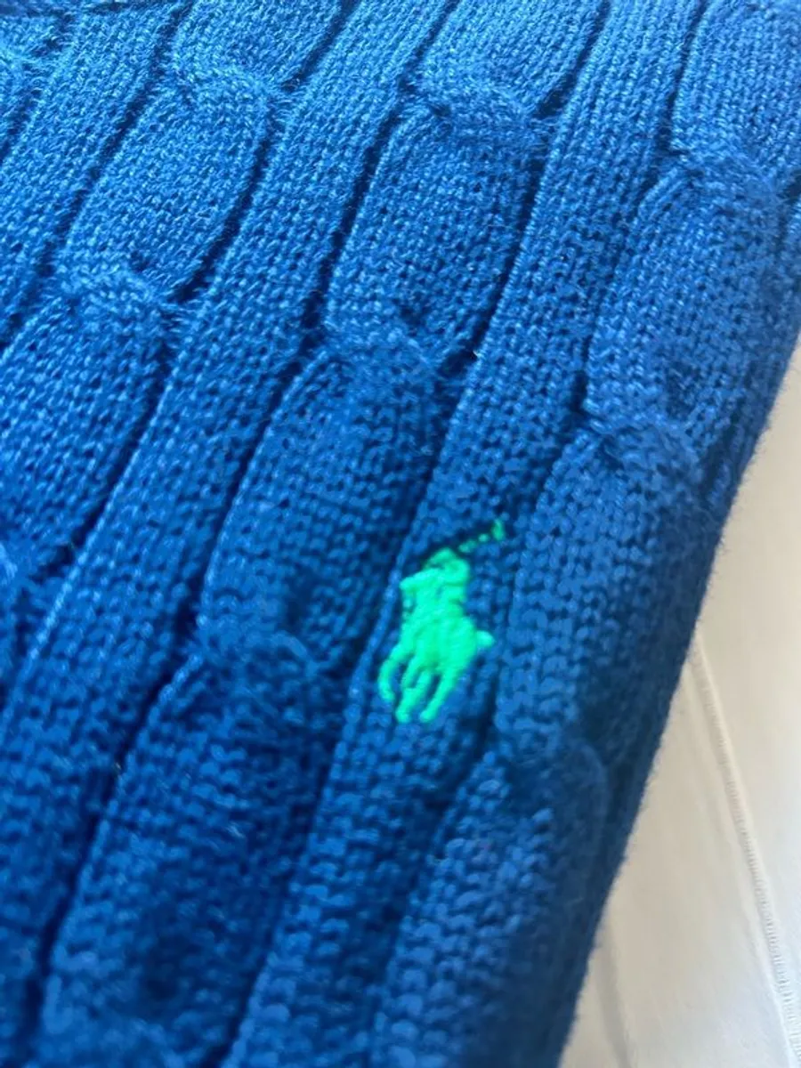 Ralph Lauren boys knitted jumper & check shirt (10-12) - Image 4