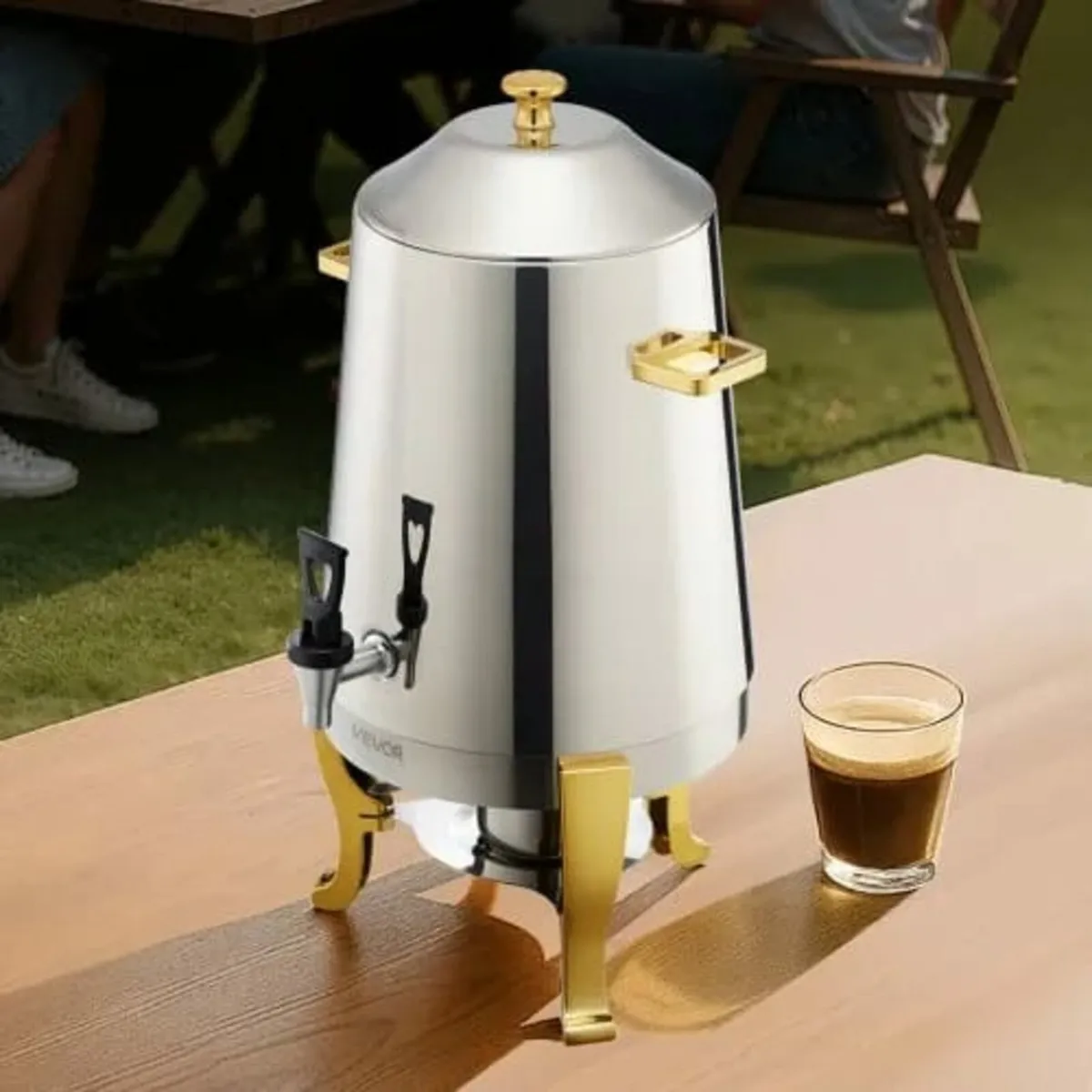 Stainless Steel Beverage Dispenser, 13L Drink Disp - Image 1