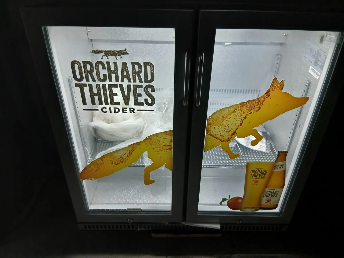 Double Glass Door Back Bar Cooler Fridge - Image 2