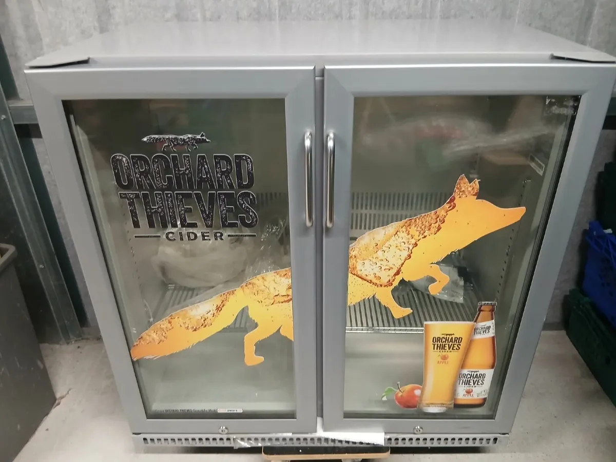 Double Glass Door Back Bar Cooler Fridge - Image 1