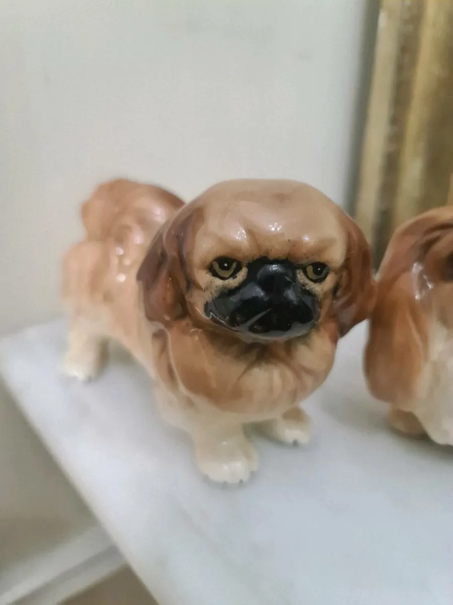 A pair of beswick peckinese - Image 2
