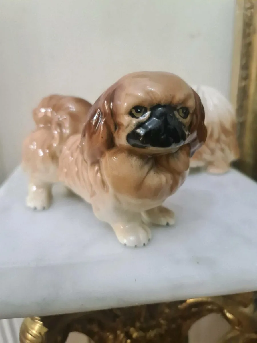 A pair of beswick peckinese - Image 4