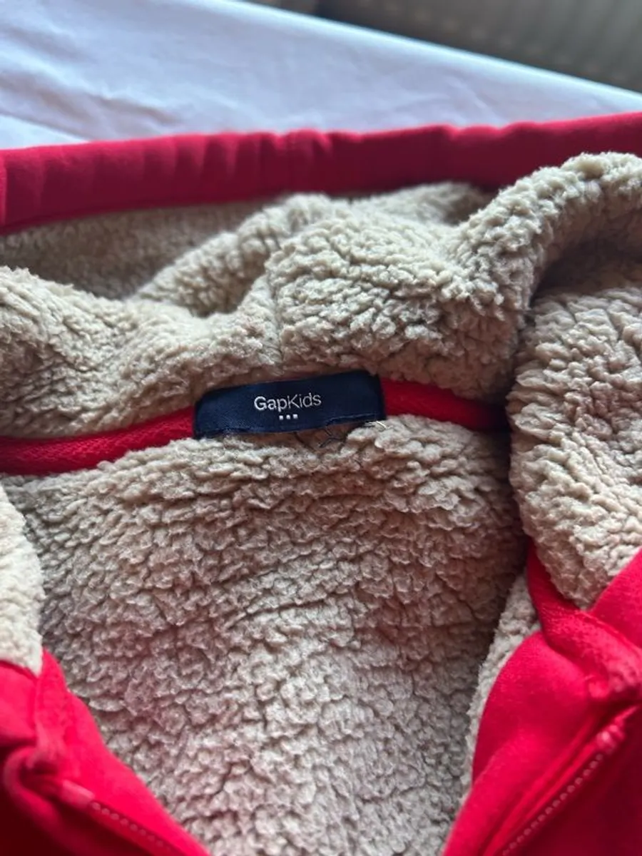 Gap Kids Sherpa Fleece Lined Hoodie (XL) - Image 2