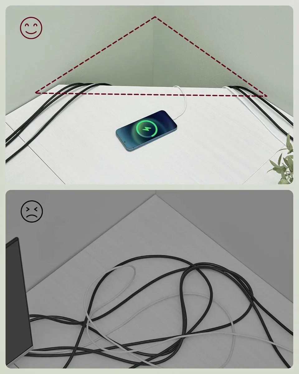 New maple white office desk - FREE P&P - Image 4