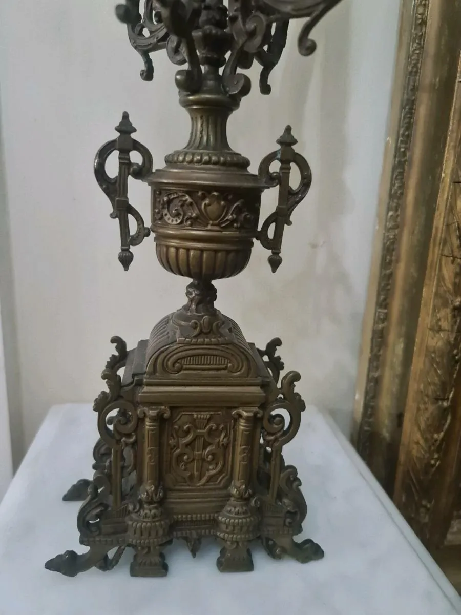 Magnificent Antique 19th century candle holder - Image 3