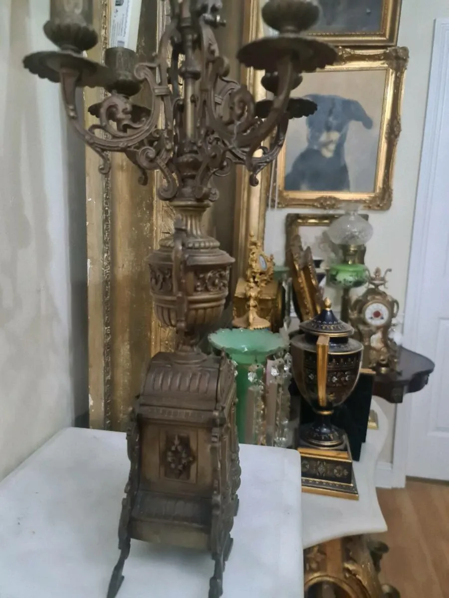 Magnificent Antique 19th century candle holder - Image 4
