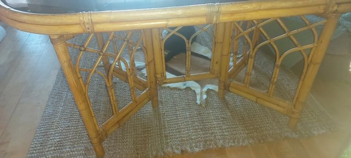 Bamboo dining table - Image 1