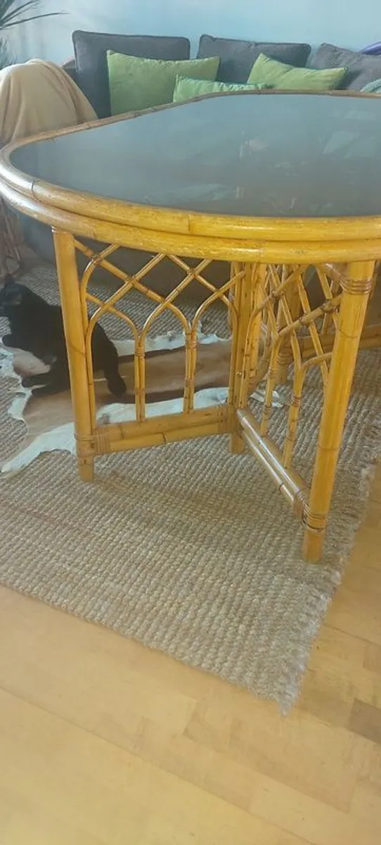 Bamboo dining table - Image 2