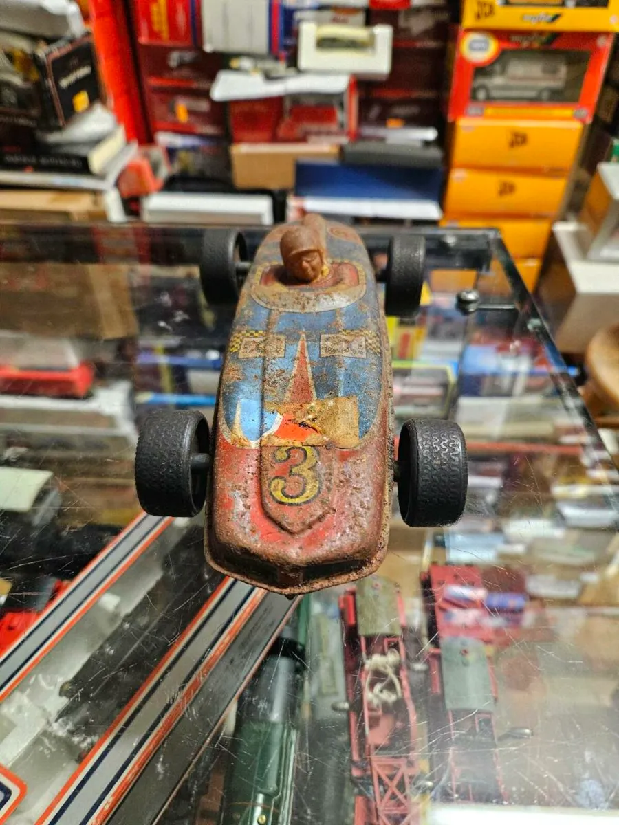 Vintage Triang Tinplate Racing Car - Image 2