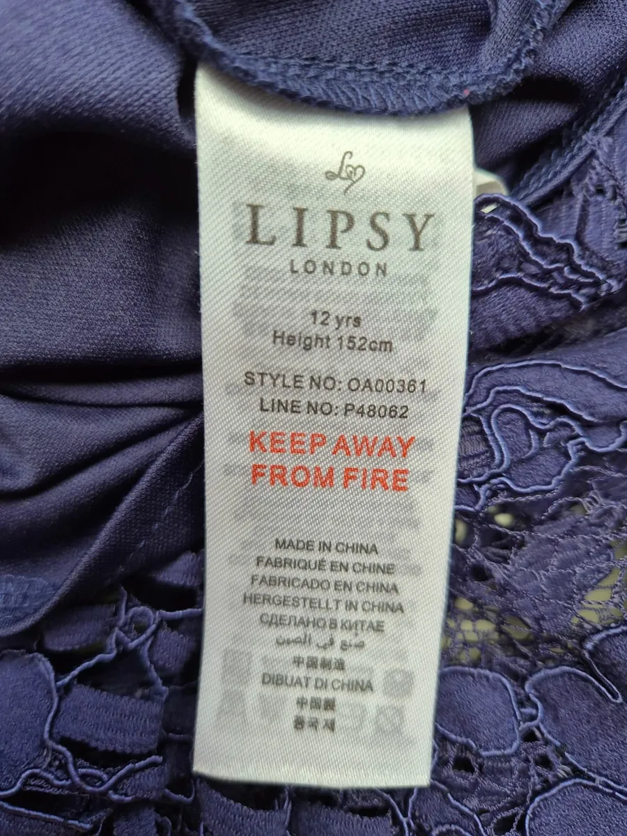 Lipsy girls occasion dress - Image 3