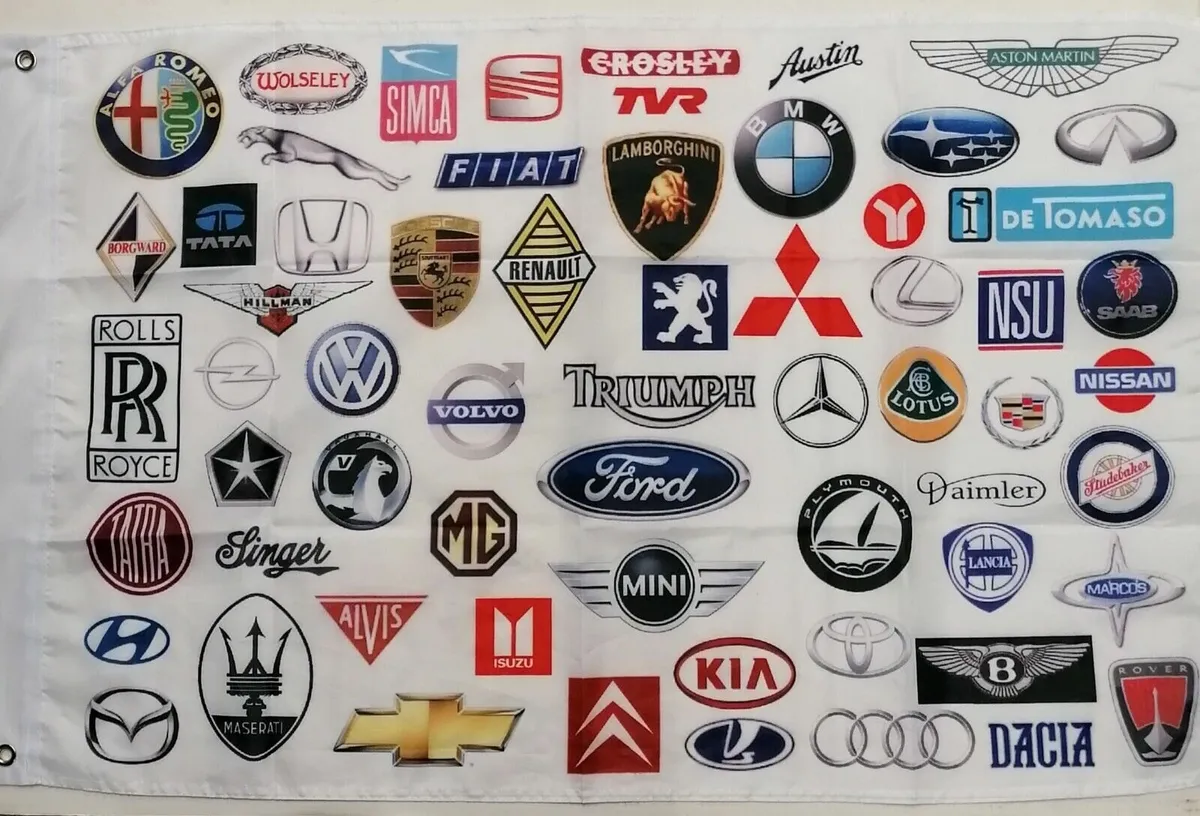 Car Badges/Car Logos flag   3ft x 2ft   BRAND NEW