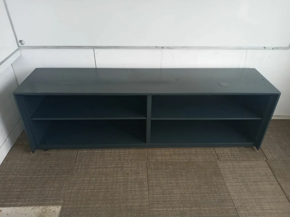 2 x Steel Storage Low Shelve Units - Image 2