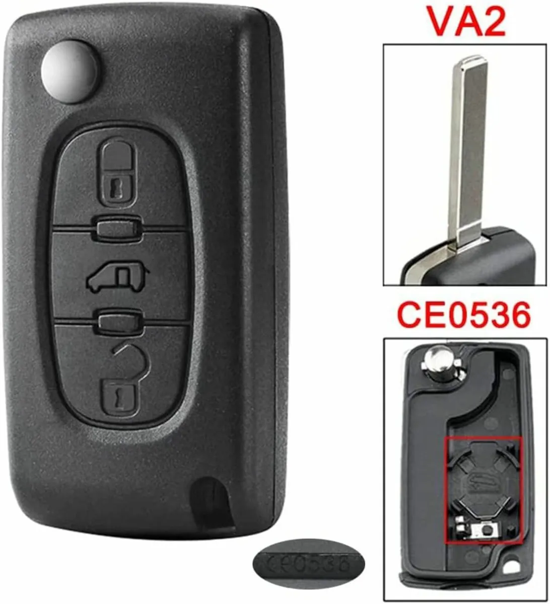 Key Fob Case Fits for Peugeot Expert Van for Citro - Image 2