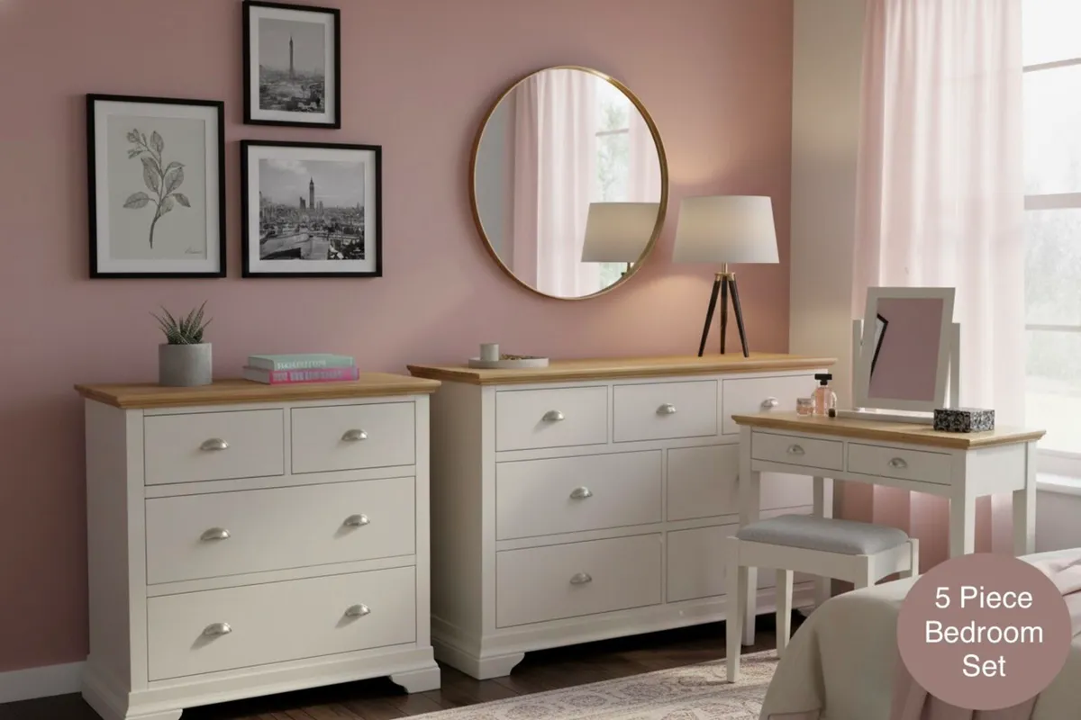 5 Piece Bedroom Furniture Chest of drawer - Image 1