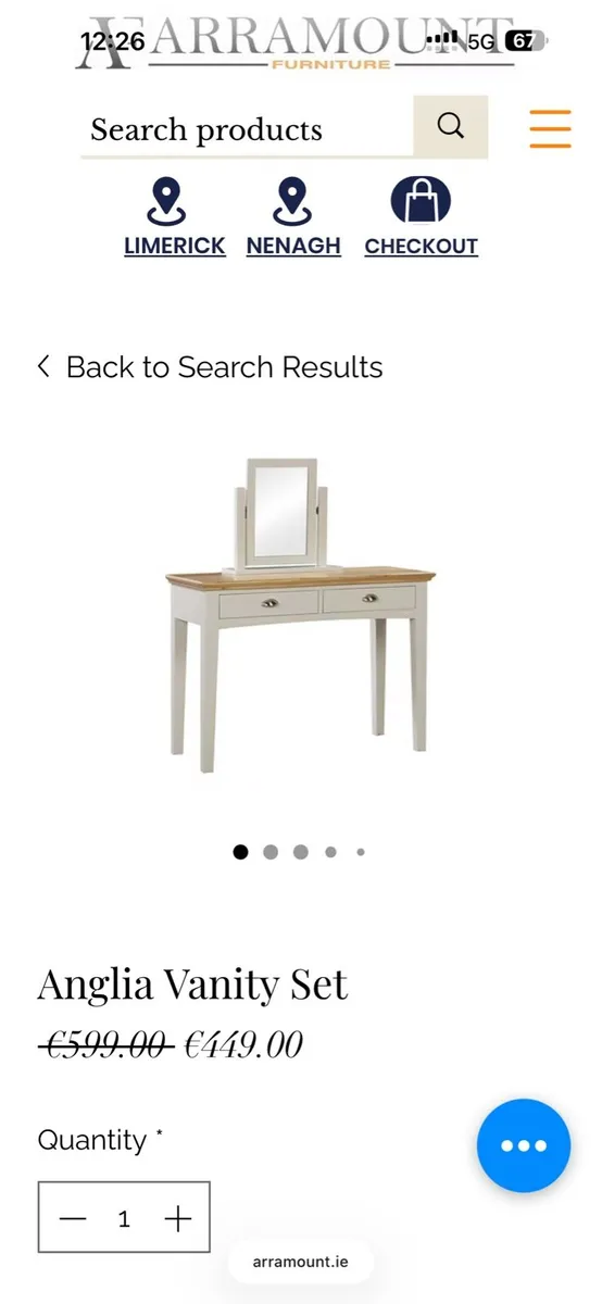 5 Piece Bedroom Furniture Chest of drawer - Image 4