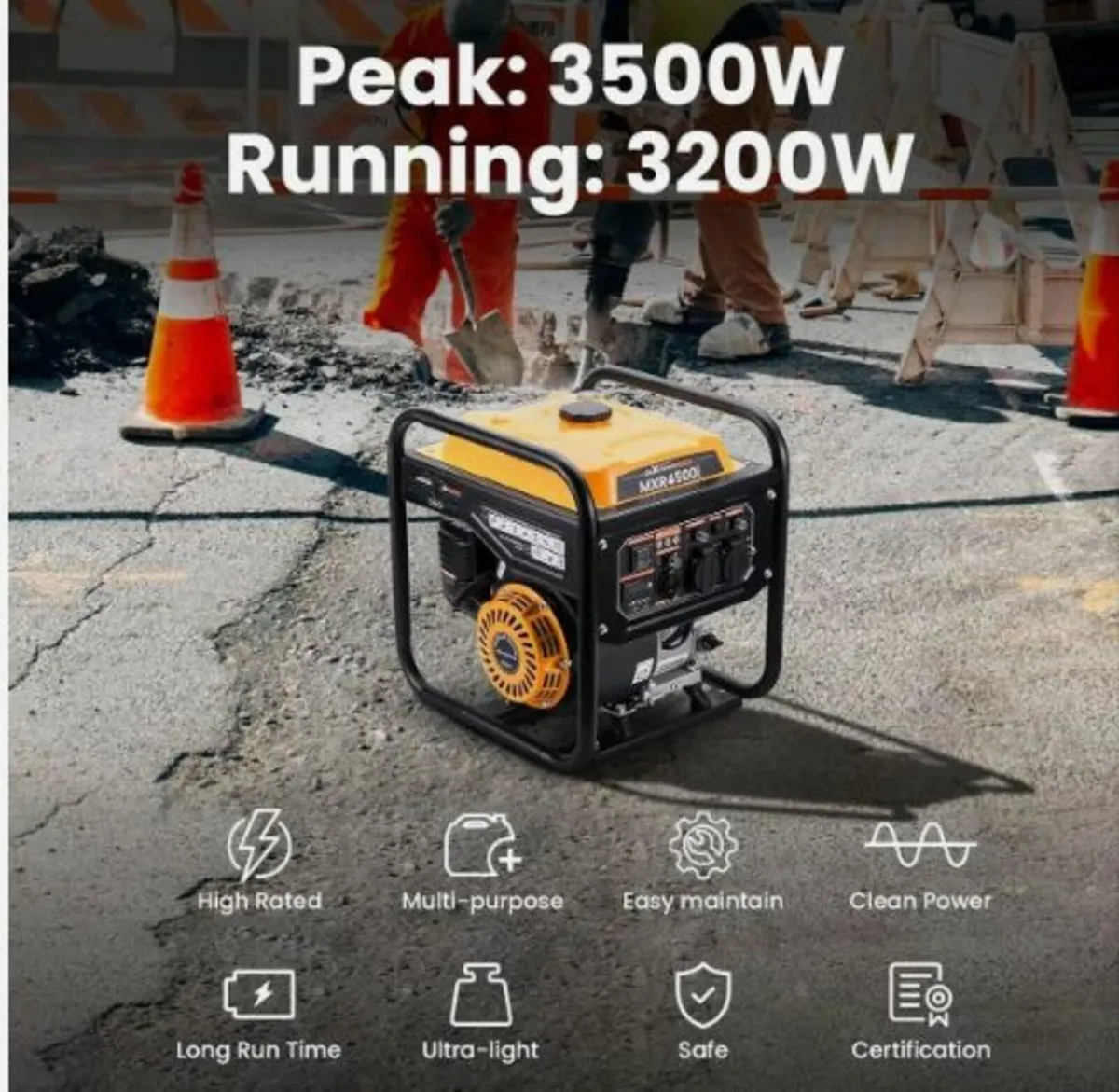 generator  3.2 - 3.5kw  petrol - Image 3