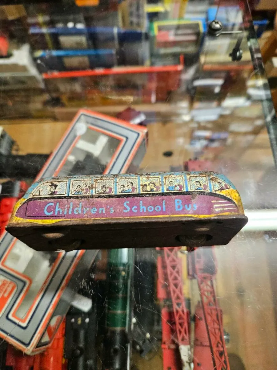Vintage Tinplate Bus - Image 3