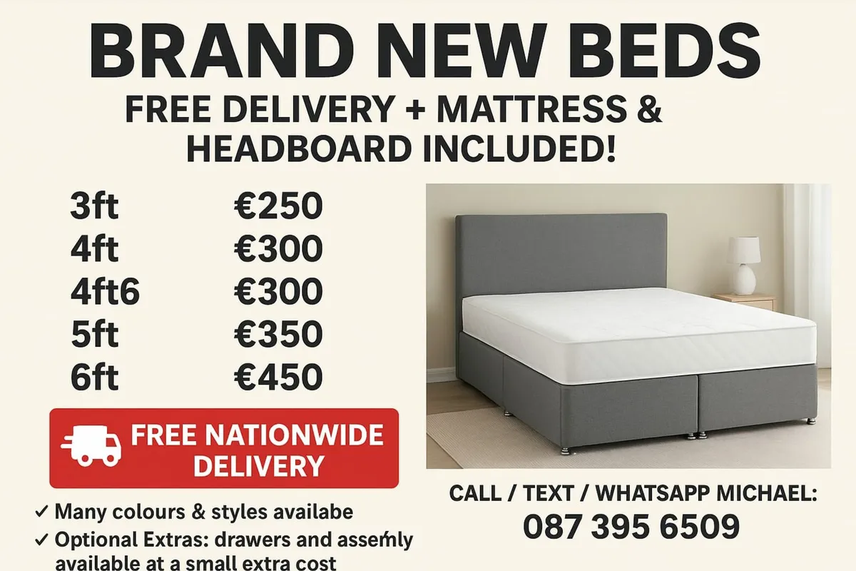 Big Bed Set's Sale free delivery to all Ireland