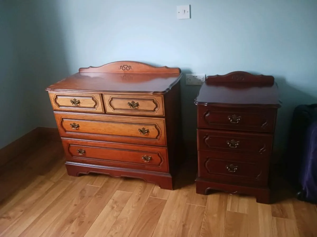 Bedside locker and Dresser - Image 4