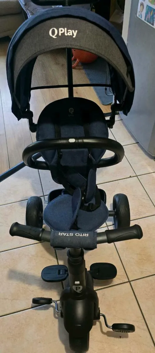 QPlay Rito Star Tricycle Blue - Image 1