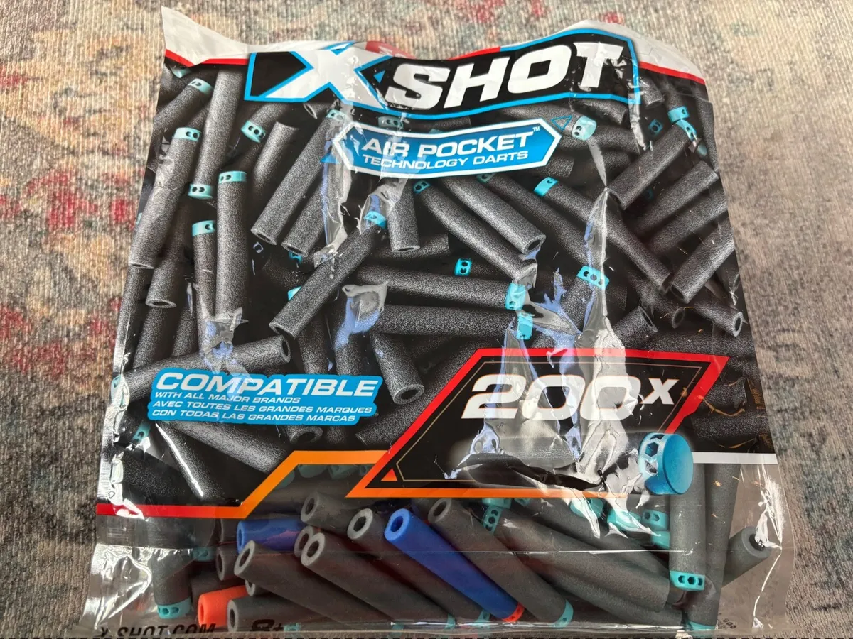 Nerf gun pack- gun, darts and target - Image 4