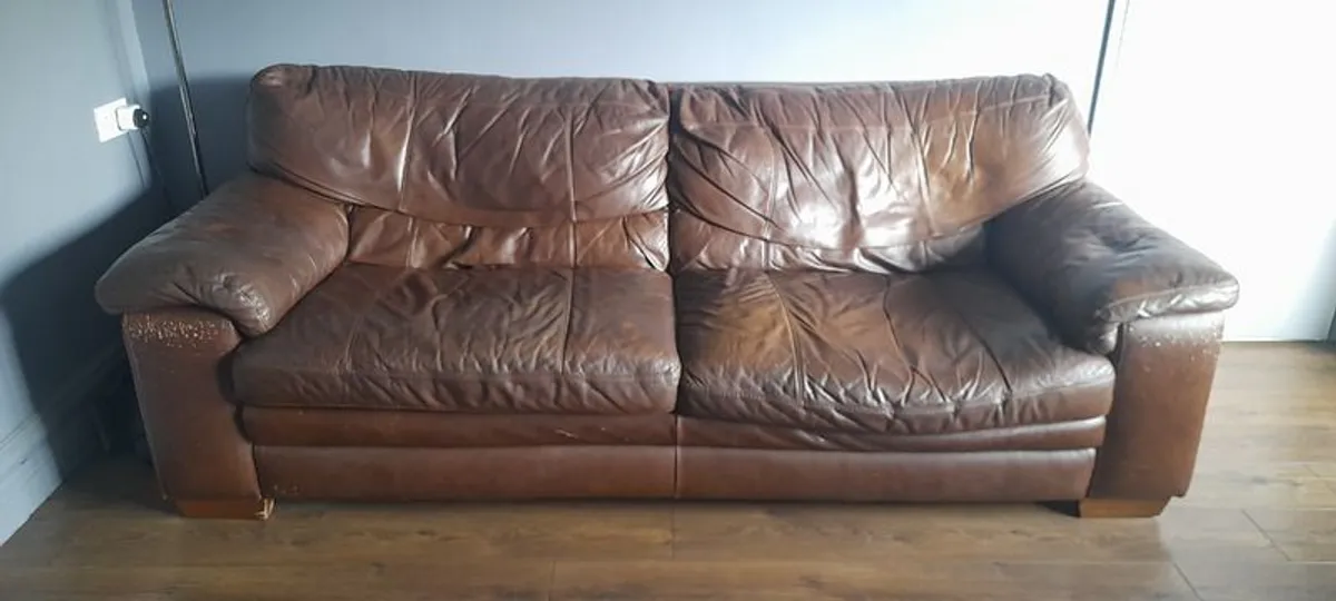 Leather Sofa - Image 2