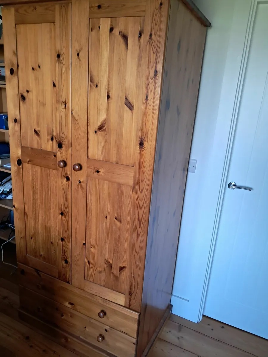 Pine wardrobe - Image 4