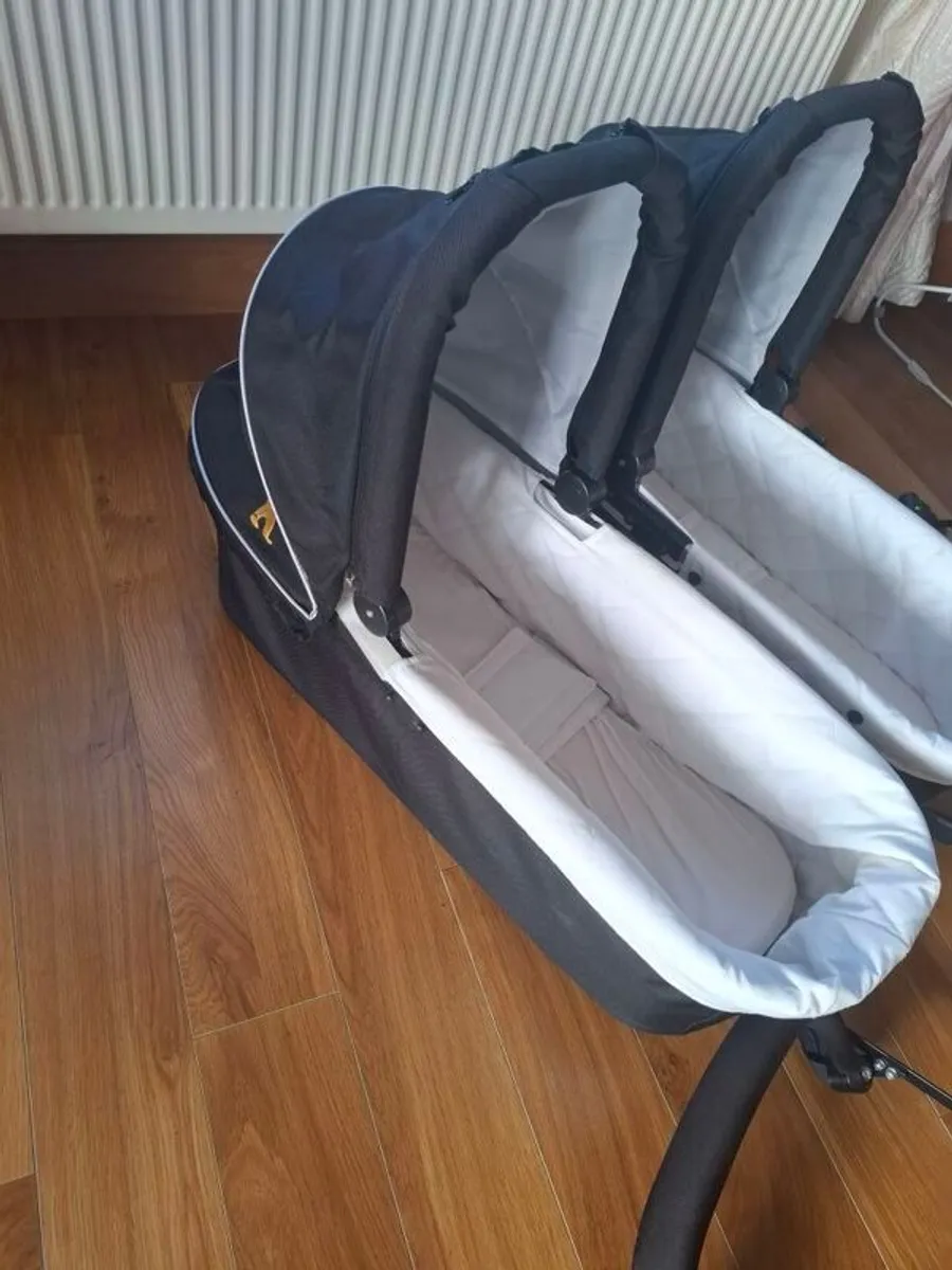 Twin Bassinets for Double Out & About Pram - Image 2