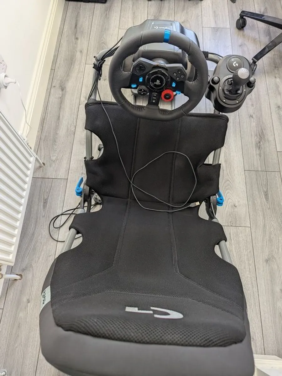 Logitech G29 Driving Wheel + PLAYSEAT Challenge X + Shifter - Image 1