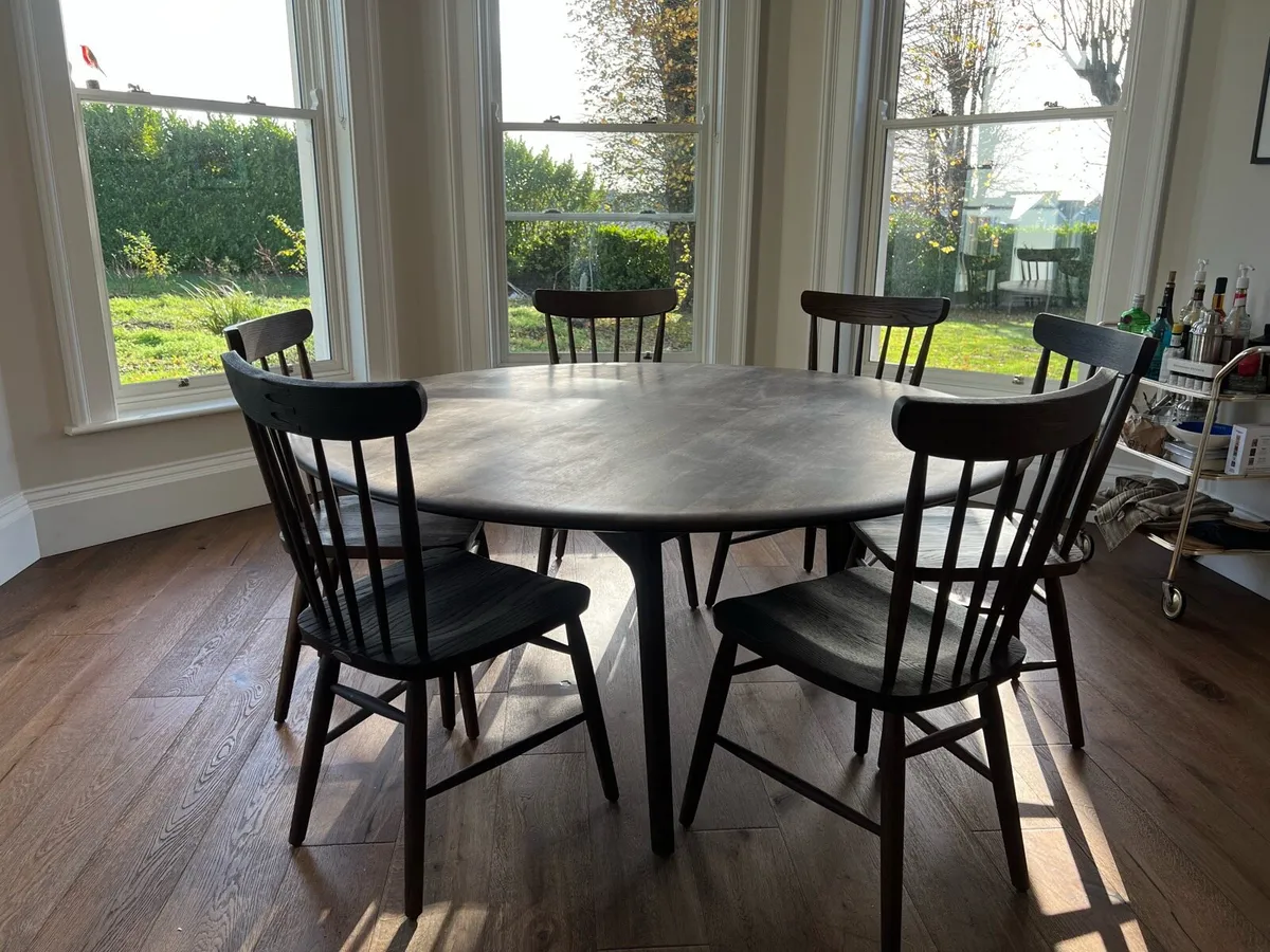 Neptune Wardley Oak (Darkened) Dining Chairs - Image 4