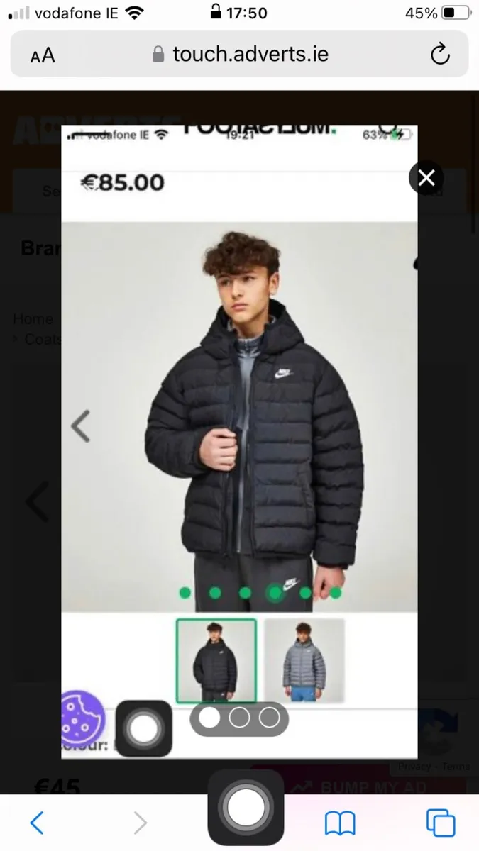 Brand Nike Jacket Older Teenager 14-15 - Image 1