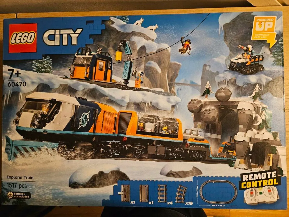 Lego 60470 city arctic snow train - Image 1