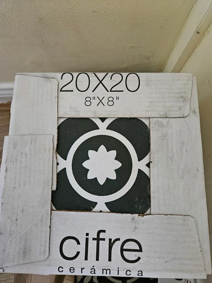 Kitchen Bathroom Tiles Black White - Image 2