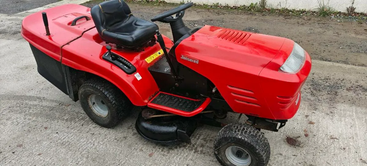 Jonsered ride on mower - Image 1