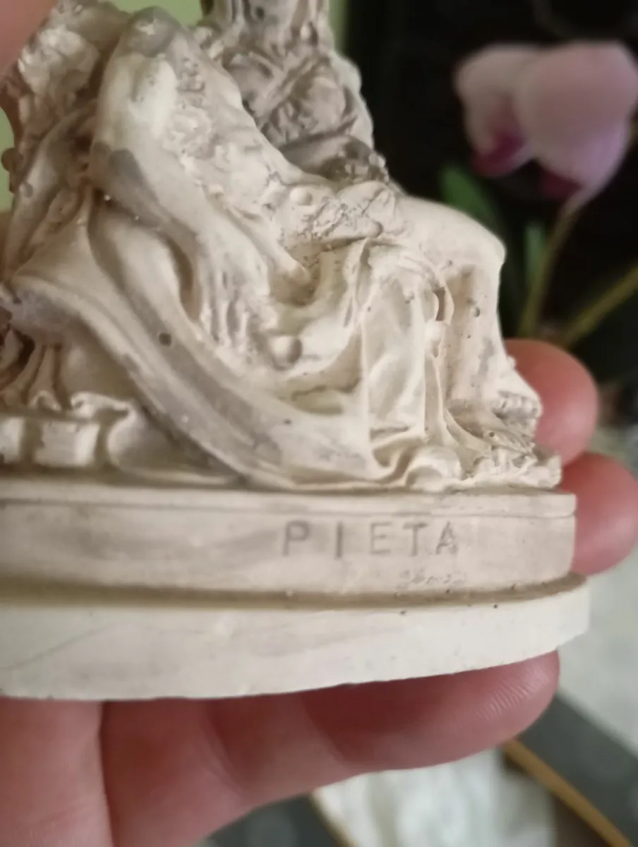 Lady of pieta statue.  Made in Dublin - Image 1
