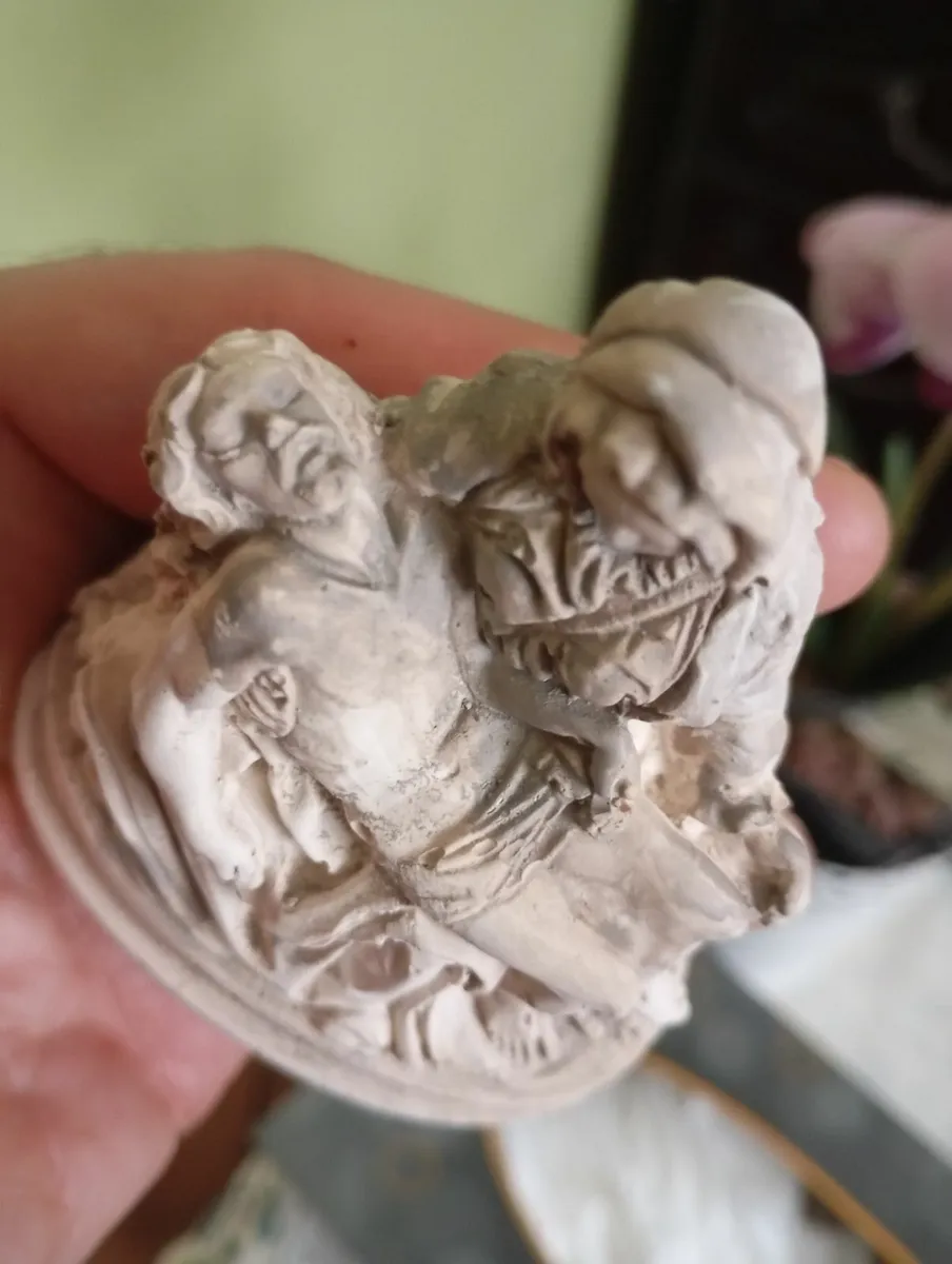 Lady of pieta statue.  Made in Dublin - Image 2