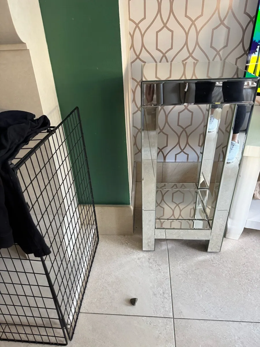 Mirror Glass side table - Image 1