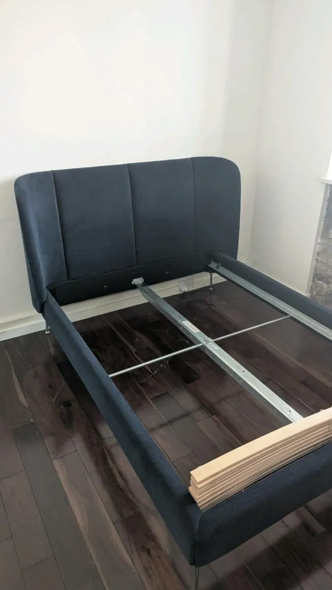 IKEA TUFJORD Upholstered Double Bed Frame - Image 3